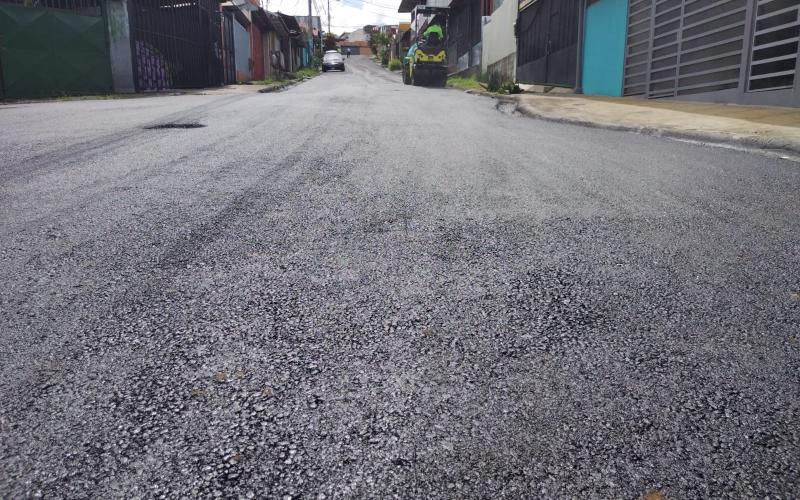 calle asfaltada 
